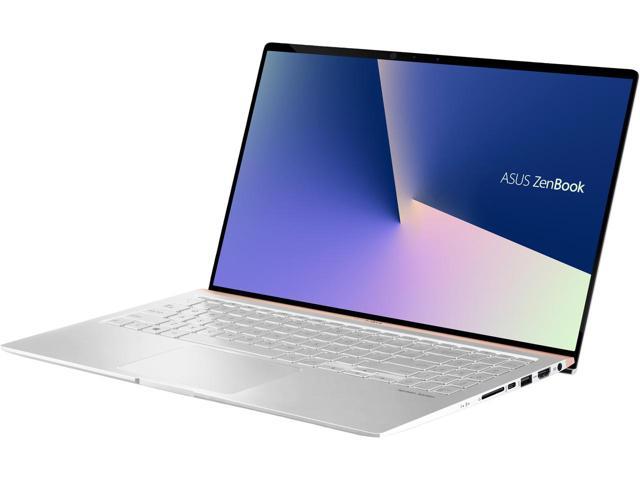 ASUS ZenBook UX533 Ultra Slim Compact Laptop, 15.6" FHD 4-Way NanoEdge, Intel Core i7-8565U, 16GB DDR4, 1TB PCIe SSD, GeForce GTX 1050, IR Camera, TPM, Windows 10 Pro, Icicle Silver, UX533FD-NS76 Newegg Exclusive