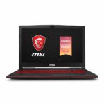 MSI GL63 8SC-059 15.6" Gaming Laptop, Intel Core i7-8750H, NVIDIA GeForce GTX1650, 8GB, 256GB Nvme SSD, Win10